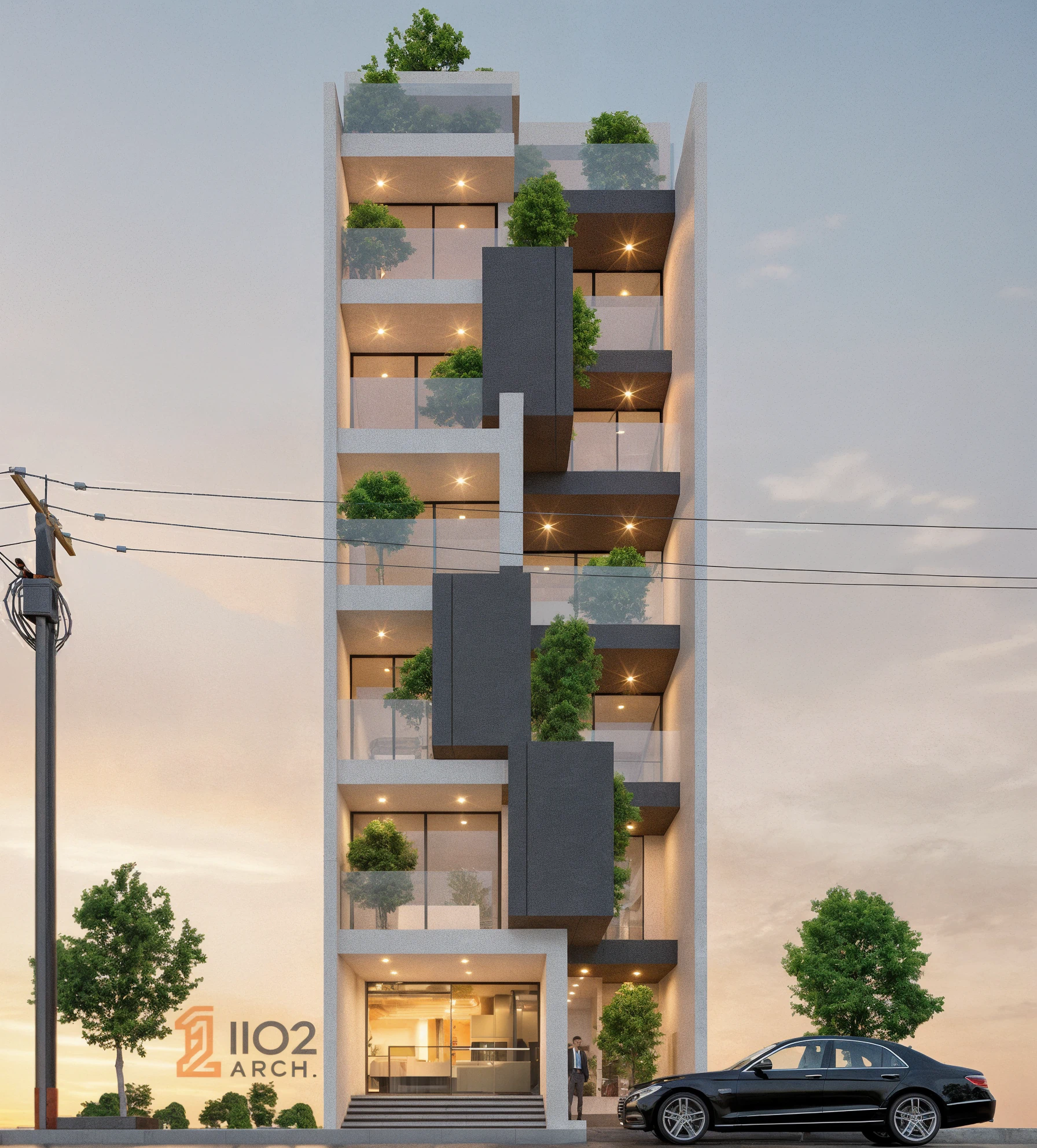 Thiết kế căn hộ cho thuê khu đô thị FPT